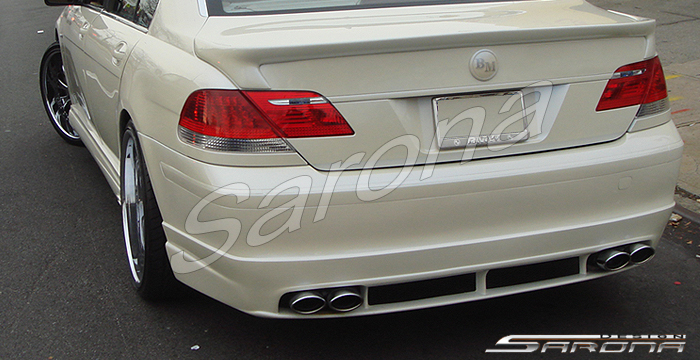 Custom BMW 7 Series  Sedan Rear Bumper (2005 - 2008) - $690.00 (Part #BM-018-RB)